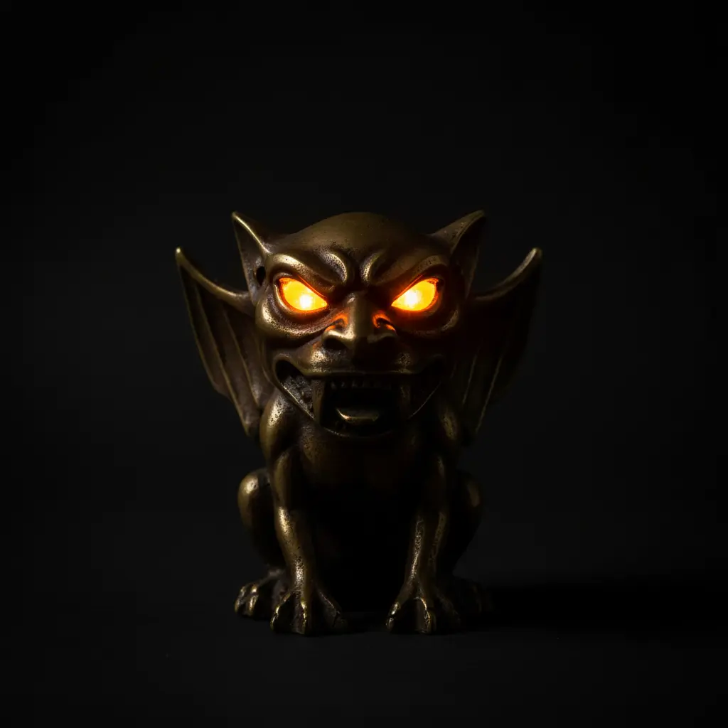Glowing Gargoyle Statue